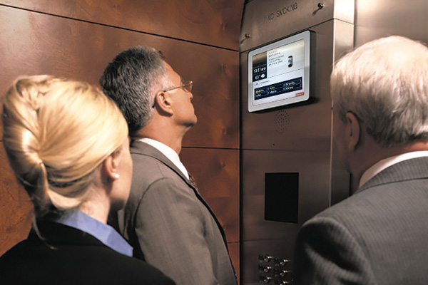 Image of Elevator Advertising Display