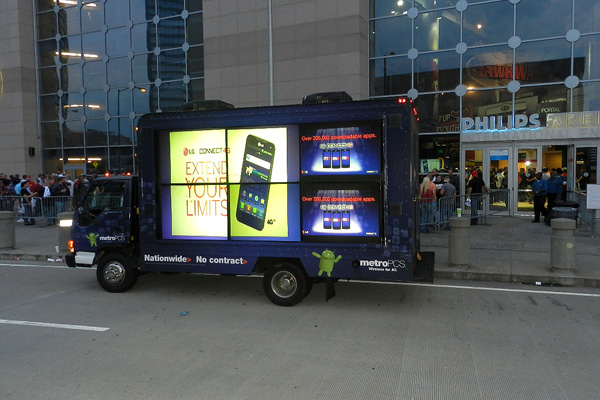 Image of Mobile Digital Video Display Vehicle