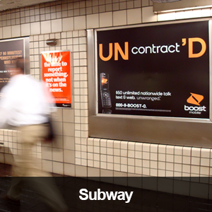Image of Subway Advertising