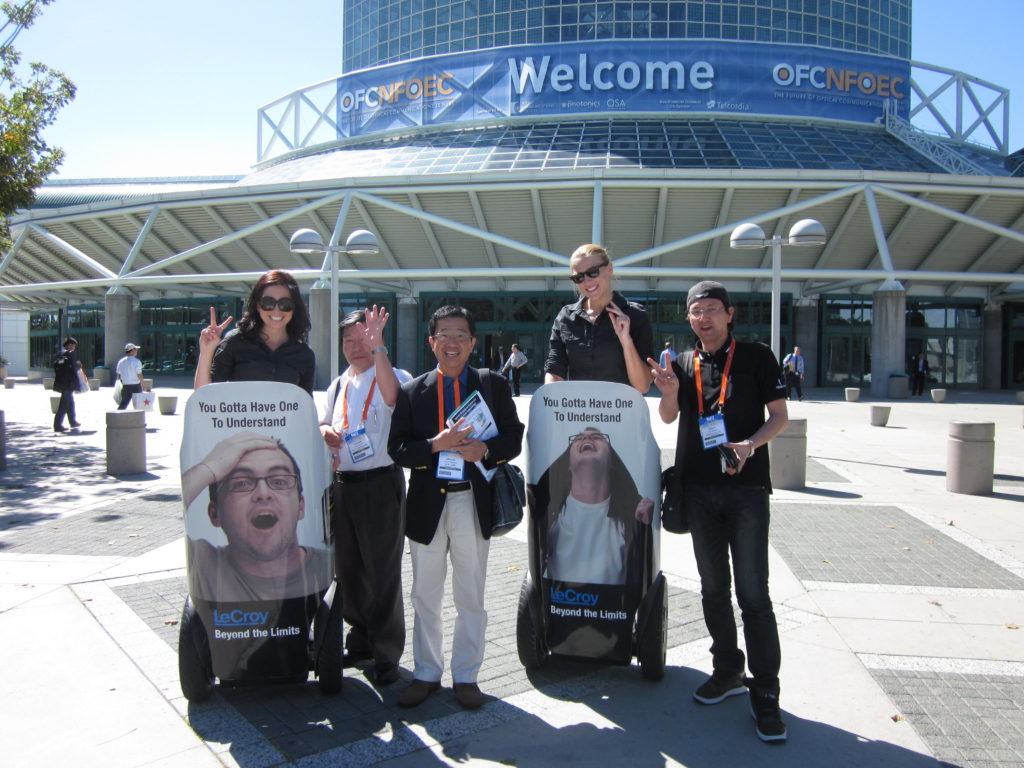 Trade Show Wrapped Segway Advertising and Brand Ambassador