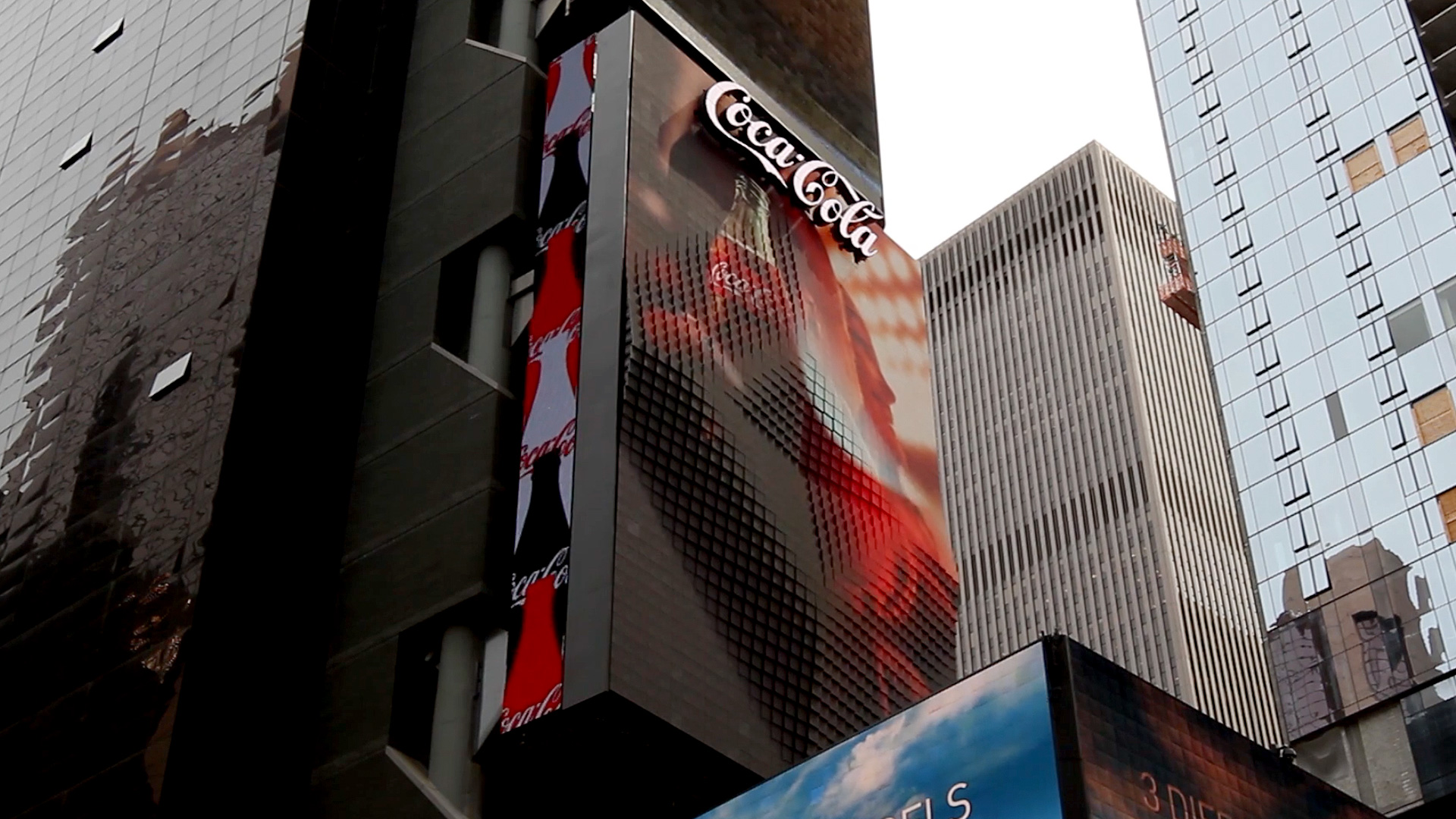 Coca Cola Time Square 3D Robotic Billboard and Experiential