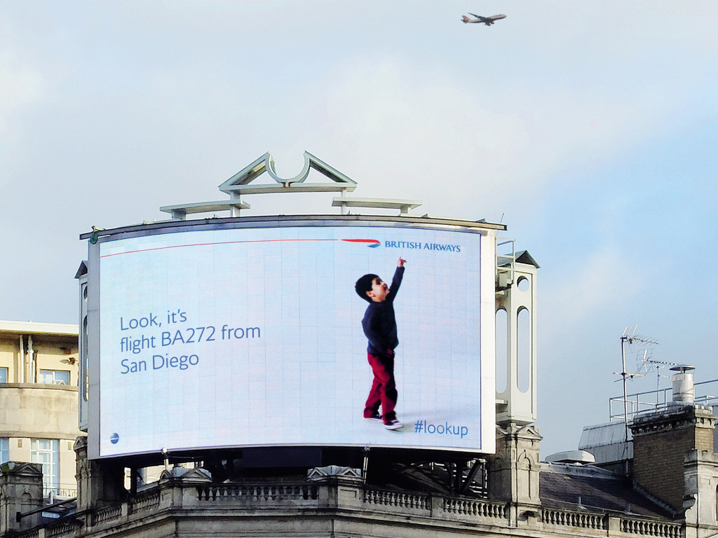 British Airways Digital Billboard