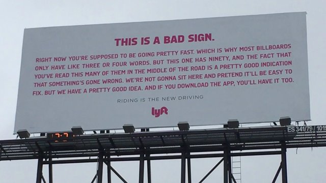 Lyft Billboard Bulletin