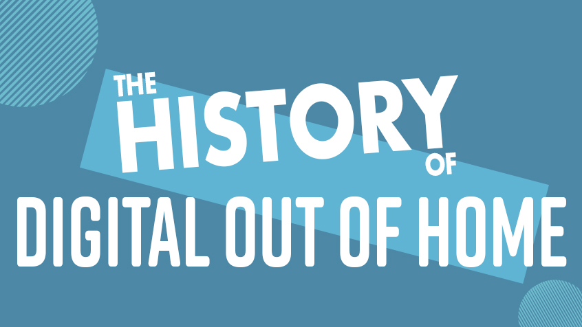 The History of Digital Out of Home [Infographic]