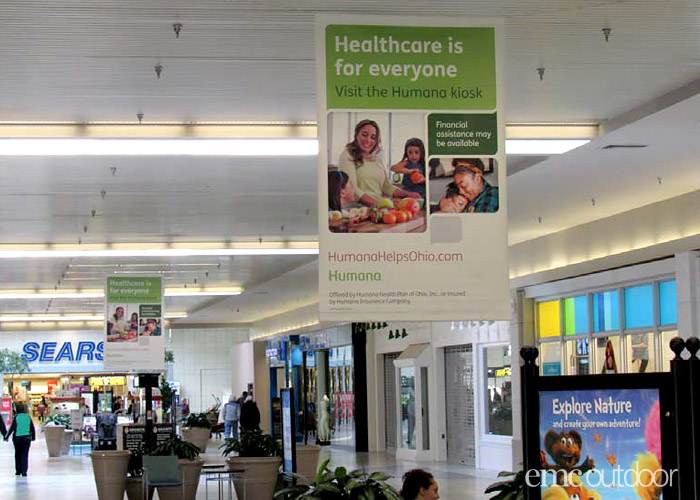 EMC Outdoor Blog - Health Insurance Marketing - Mall banner