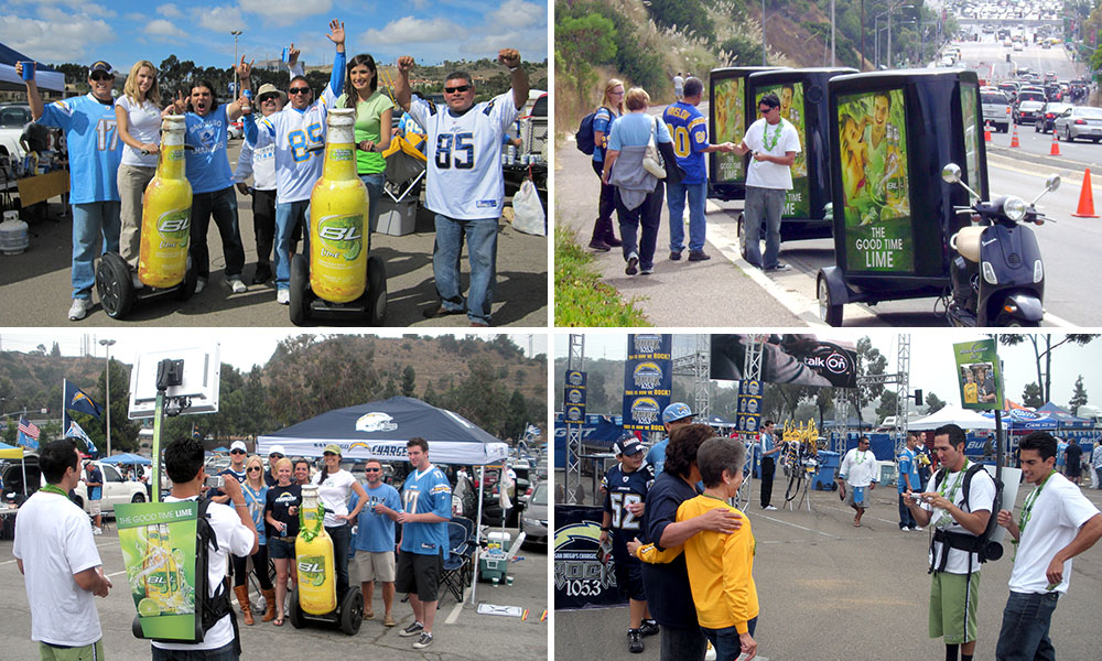 Bud light lime experiential.