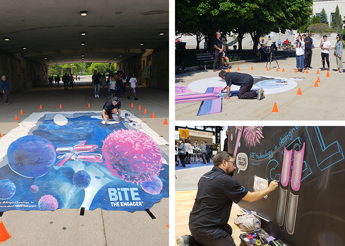 Amgen-BiTE-Chicago-ASCO-Chalk-Art