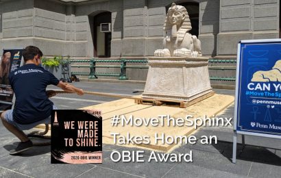 #MoveTheSphinx Earns Experiential OBIE Award