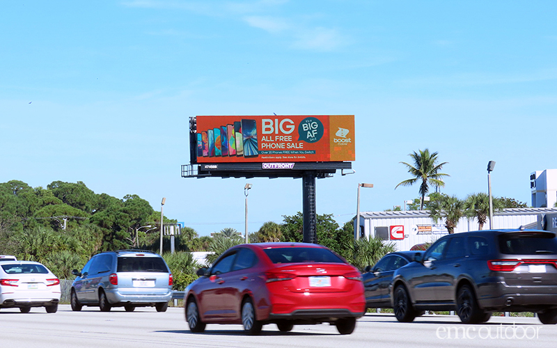 OOH Billboard next to highway