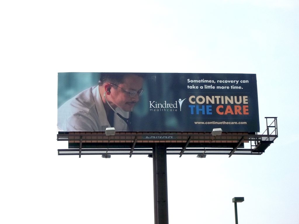 billboard for healtcare network