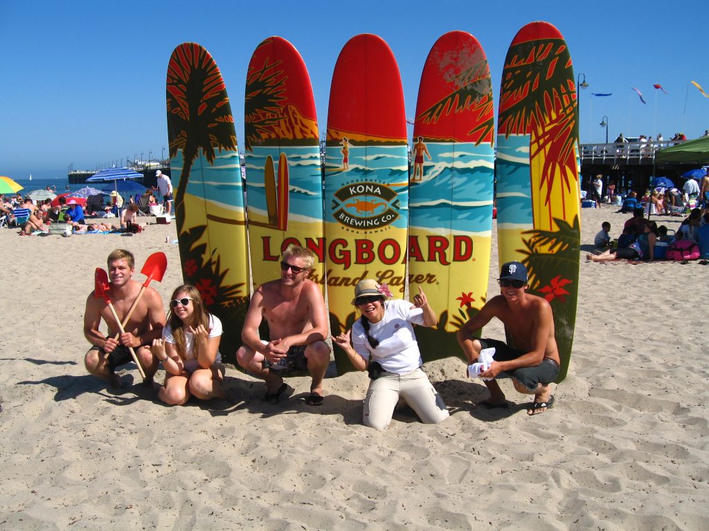 An experiential marketing campaign targeting surf culture