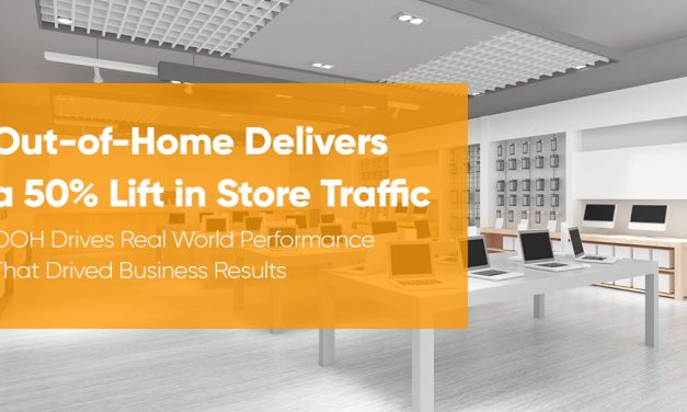 Out-of-Home Media Delivers a 50% Lift in Store Traffic