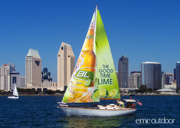 sail boat advertising