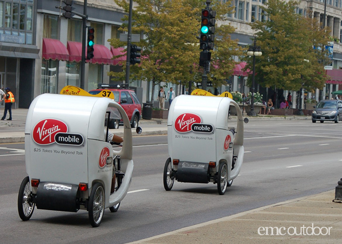 bike mobile advertising