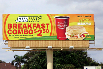 Subway still has a strong appetite for out of home!