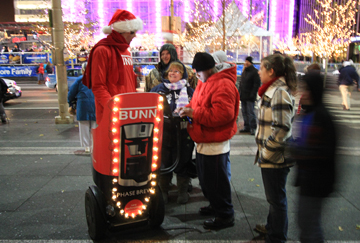 A pre-holiday promotion as BUNN turns our segways into coffee brewers!