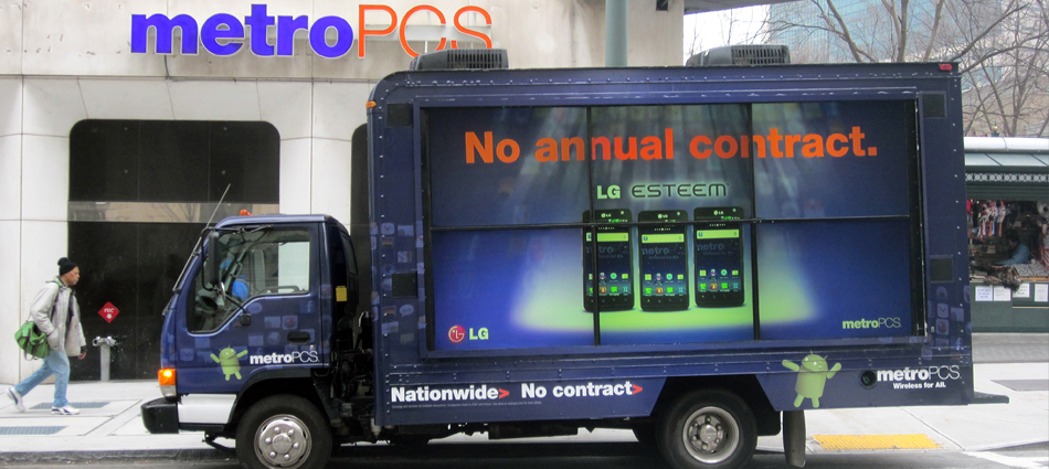 Metro PCS: On the road and engaging consumers with outdoor advertising