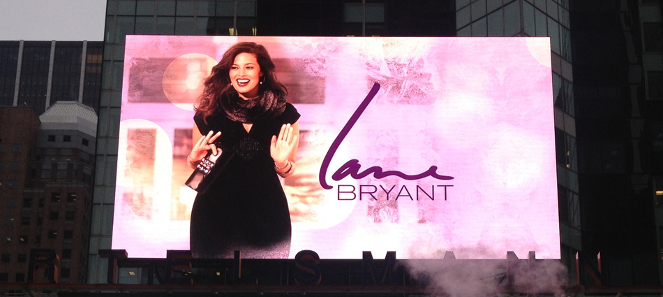 Lane Bryant: Using digital out of home to make an entrance