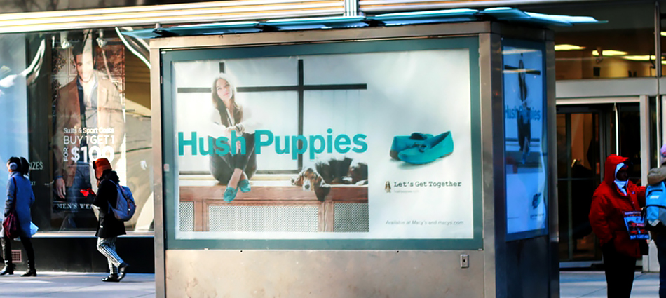 Hush Puppies: Contextually relevant out of home for sore feet