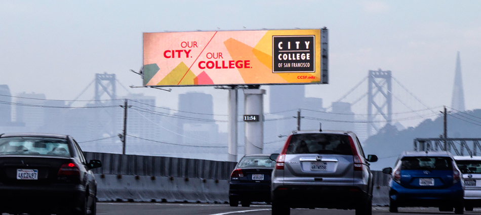 City College of San Francisco Digital Billboard