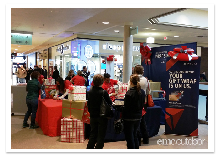 Delta Airlines Wrap Station