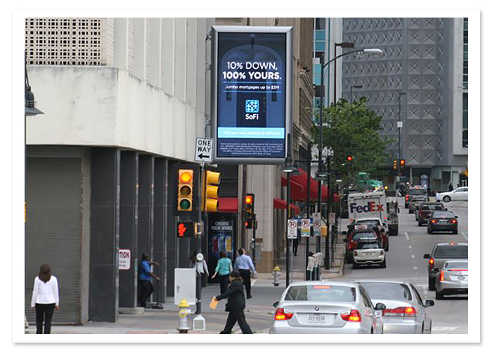 digital outdoor advertising display