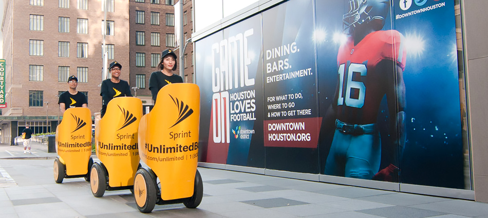 Sprint: Reaching Super Bowl fans in Houston with Experiential Marketing