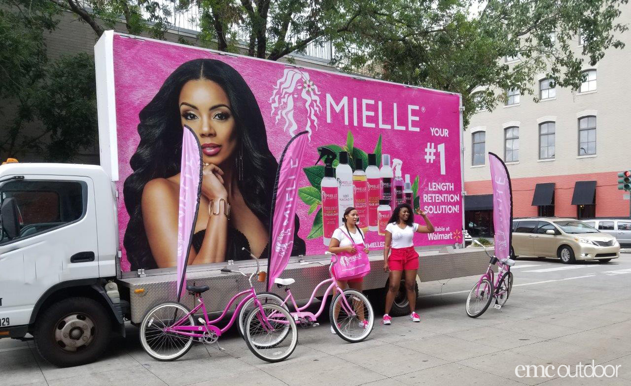 EMC Outdoor-Mielle Organics-MobileBillboard-TaxiTops-PopupShop