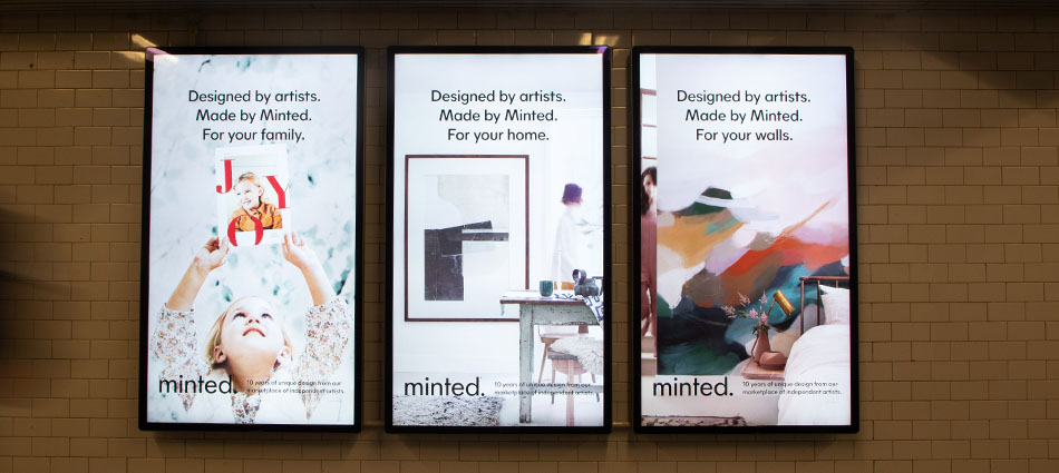 Minted: A DTC Finds Success in Data-Driven Out of Home