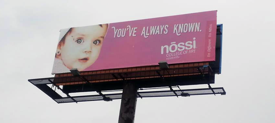 Nossi College of Art: Recruiting Creatives with OOH & Digital