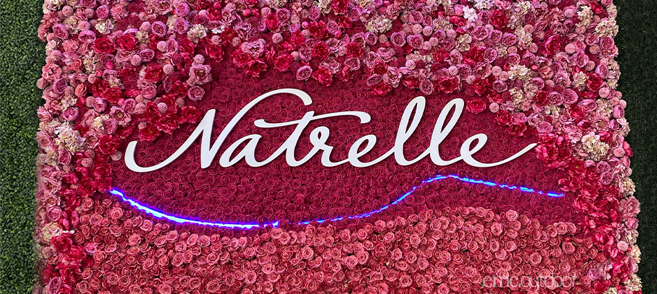 Natrelle flower wall