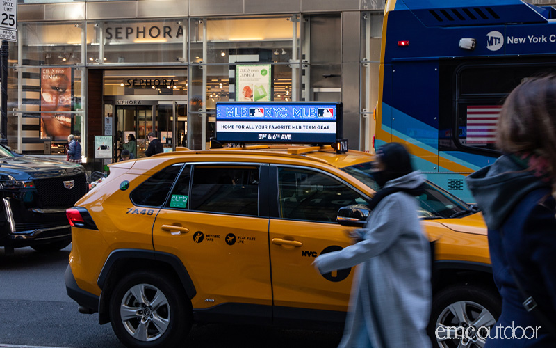 digital taxi tops in NYC