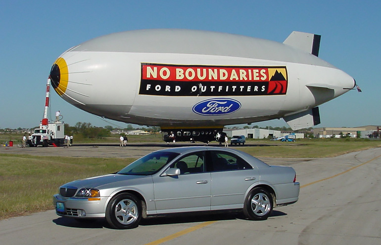 Blimp Adveritsing for Ford