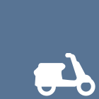 scooter advertising icon