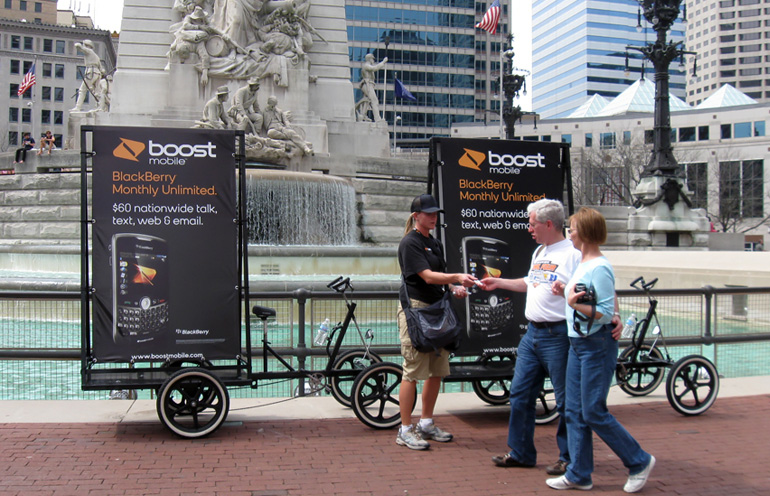 bike advertising display