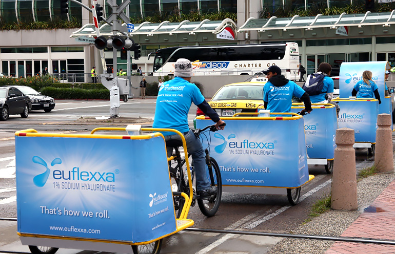 bike advertising display