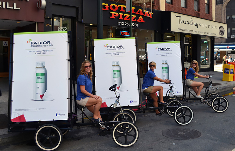 bike advertising display