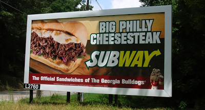 Poster Advertising for Subway