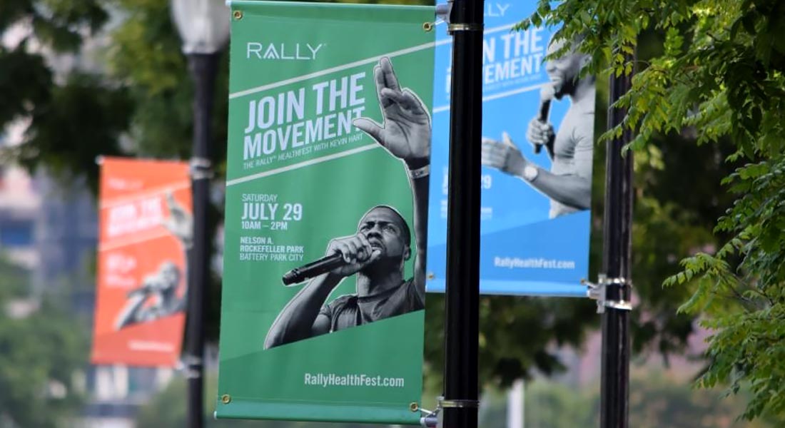 Out of Home banners for Rally Health