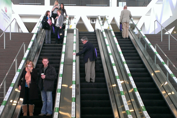 Branded Escalator Handrail Advertising