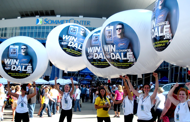 inflatable advertising displays