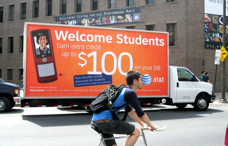 mobile billboard advertising