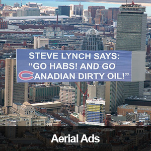 Image of Aerial Advertising Banner