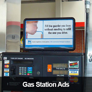 Image of Gas Station Advertising Display