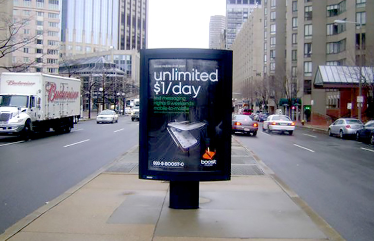 street furniture advertising media