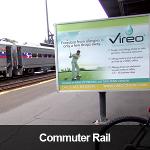 Image of Commuter Rail Advertising